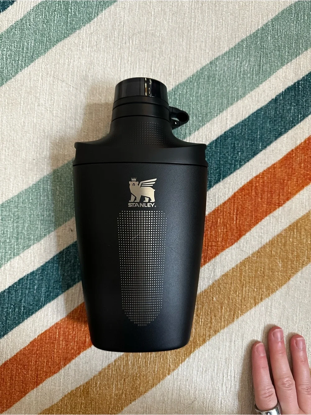 Stanley Black Insulated Bottle with Matte Finish 23 oz. - Picture 1 of 3